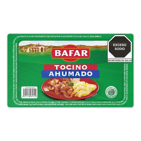 Tocino Ahumado Rebanado Bafar 1.3 Kg