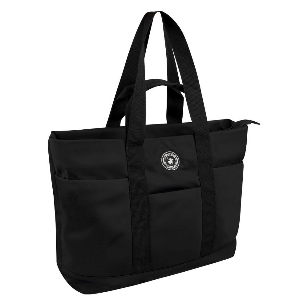 Bolsa Tote dama negro liso Polo image number 1