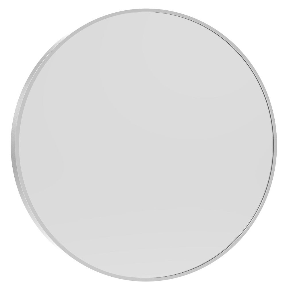 Espejo redondo plateado Alloy Members Choice image number 1