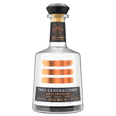 Tequila A&ntilde;ejo Cristalino Tres Generaciones 700 ml