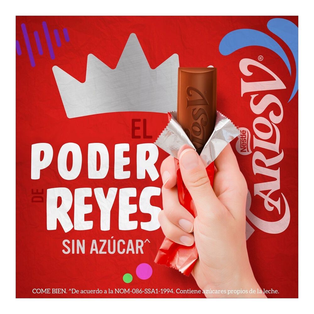 Chocolate en Barra Carlos V Cero 18/17 g image number 5