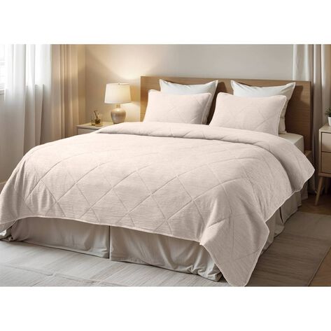 Quilt Rombos King Ivory Member's Choice
