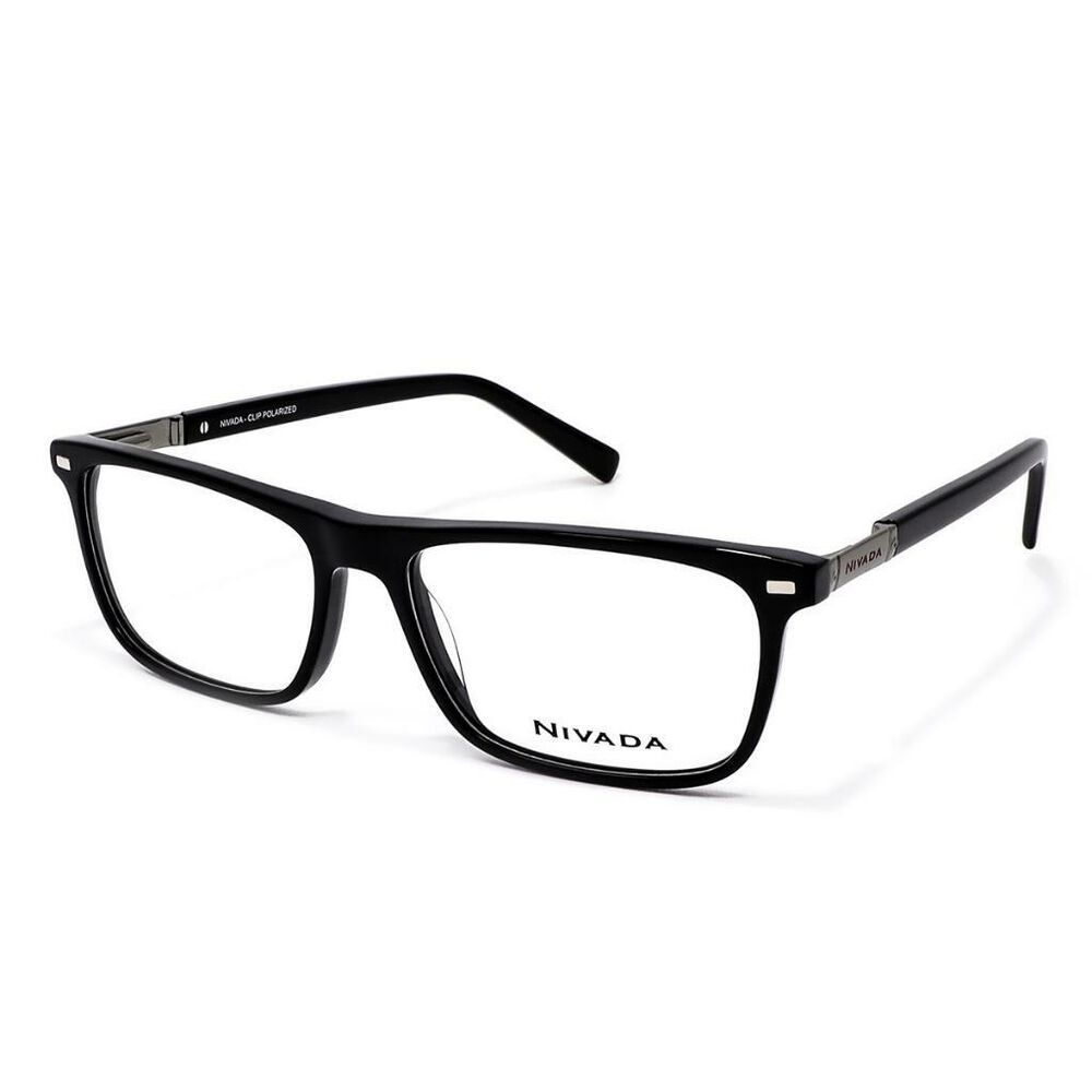 Lente oftalmico con clip para caballero Nivada VNV.X132A.0BLK.56 image number 1