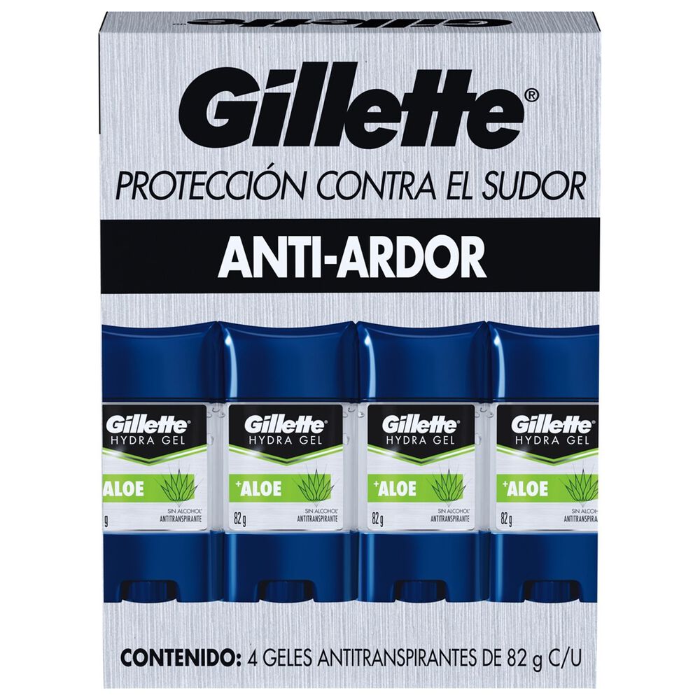 Antitranspirante Hydra Gel Aloe Gillette 4 / 82 gr image number 1