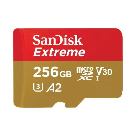 Tarjeta MicroSD Sandisk Extreme 256G  SDSQXAV-256G-GN6MA