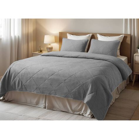 Quilt Rombos F/Q Gris Member&acute;s Choice