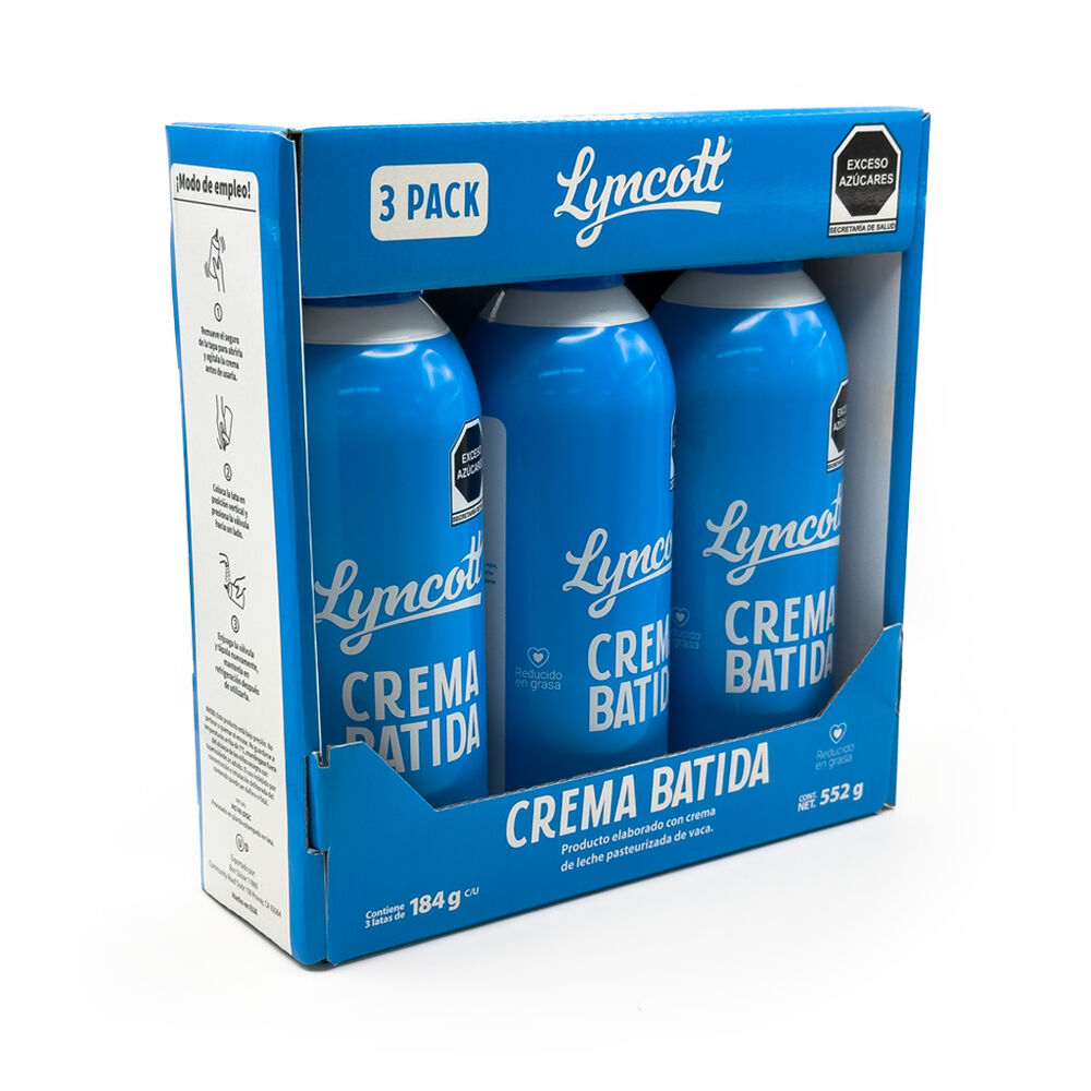 Crema Batida Lyncott 3pack  3/184 gr image number 1