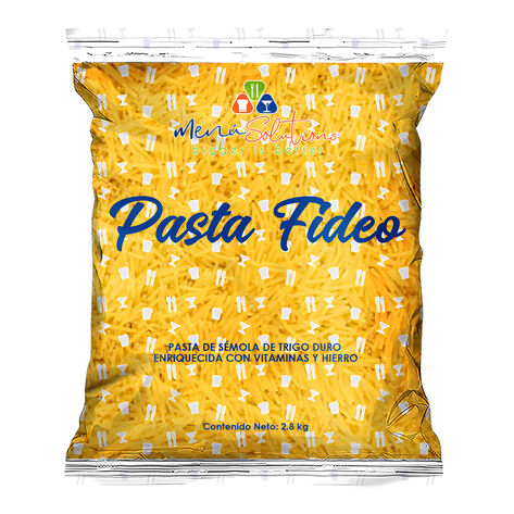 Pasta Fideo Men&uacute; Solutions 2.8 Kg