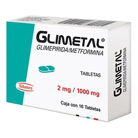 Glimetal 1g/2mg 16 Tab