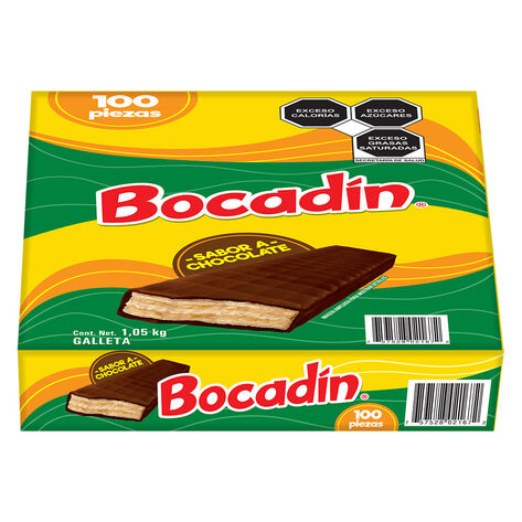 Chocolate en Barra Bocadin 100/10.5 g