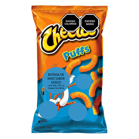 Botana Puffs Sabor Queso Cheetos 255 g
