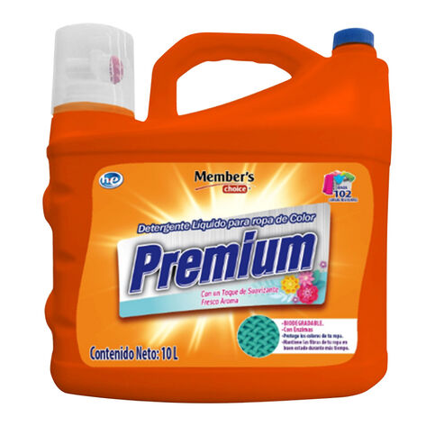 Detergente Premium Ropa Color Member's Choice 10 L