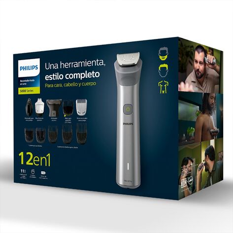 Recortadora El&eacute;ctrica Philips 12 en 1