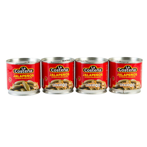 Chiles Jalape&ntilde;os Enteros La Coste&ntilde;a 4/380 g