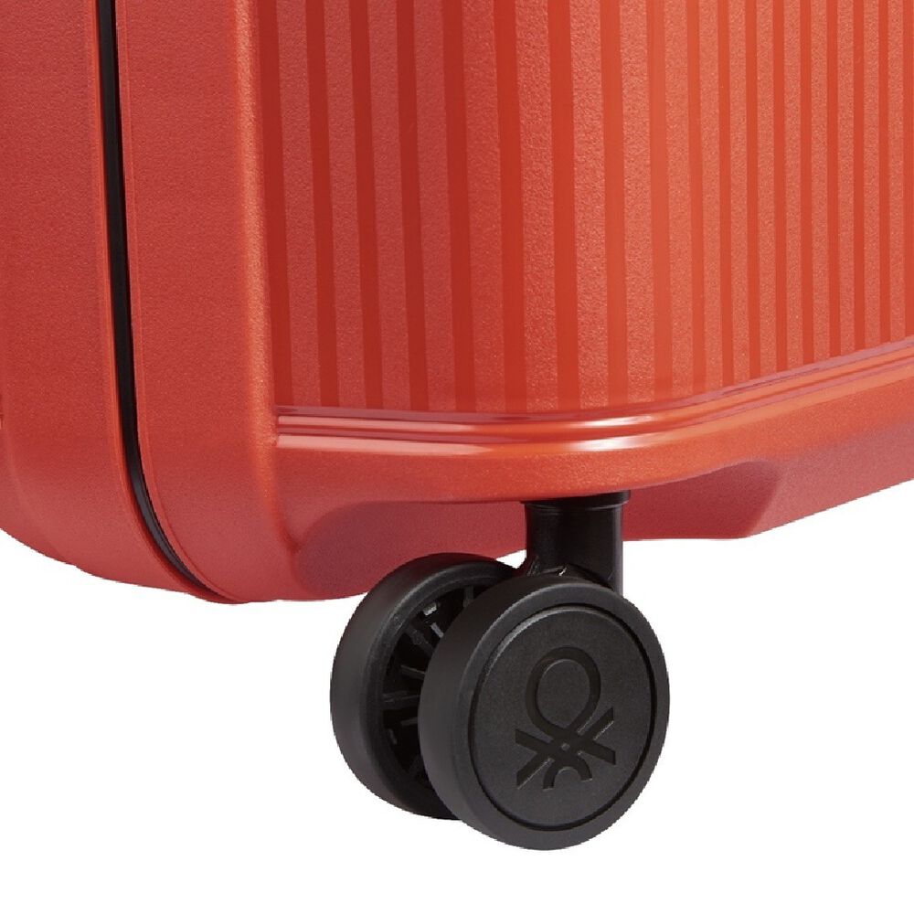 Maleta r&iacute;gida 55 cm Roja Benetton image number 6
