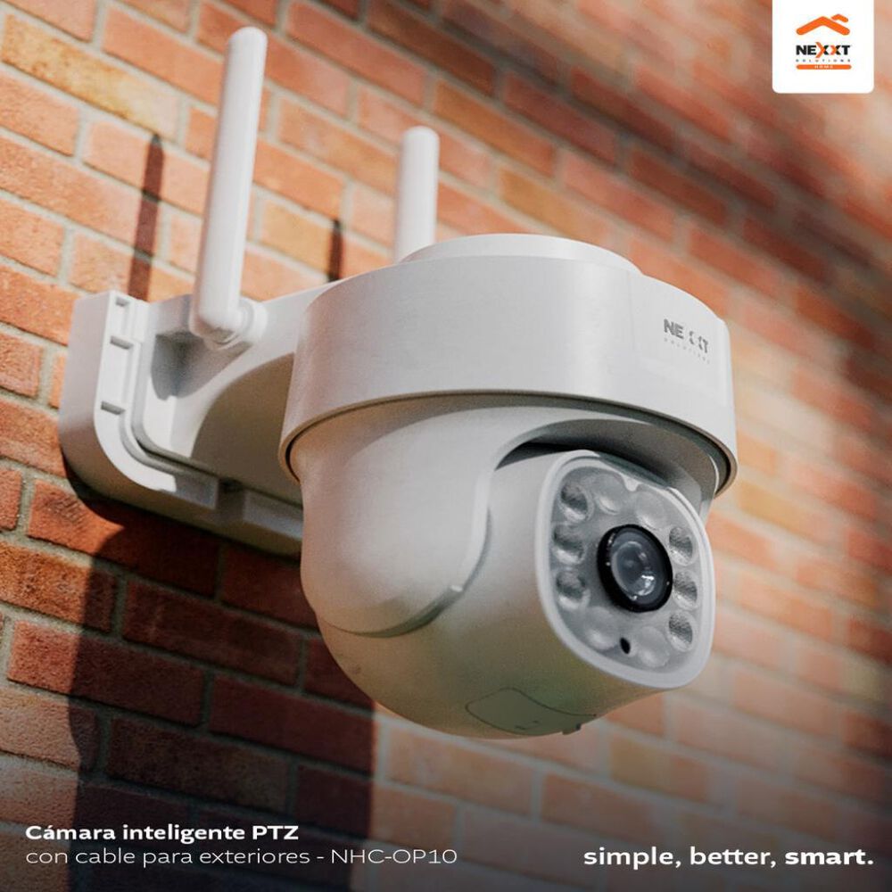 Paquete de 2 C&aacute;maras Inteligentes Nexxt PTZ con Cable para Exteriores NHC-OP10 image number 4