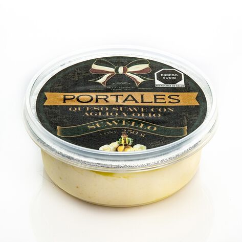Queso Suavello Ajo y Aceite Portales 250 g