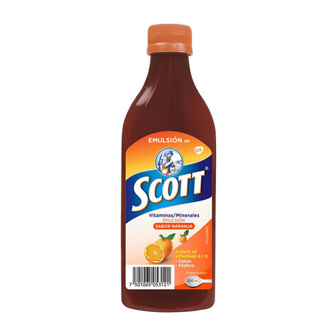 Emulsion Scott Naranja Sol Con 200Ml