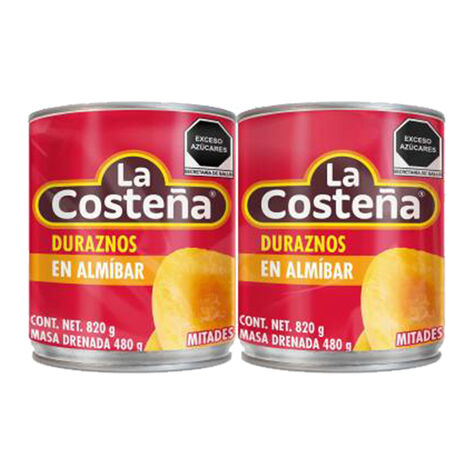Durazno en Mitades La Coste&ntilde;a 2/820 g