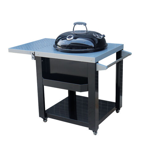 Asador de carb&oacute;n Deluxe con mesa MEMBERS CHOICE