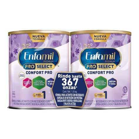 F&oacute;rmula Infantil Confort 1 Enfamil Pro Select  1.6 kg