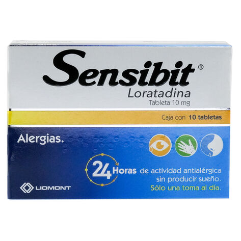Sensibit Alergias 10 Mg 10 Tab