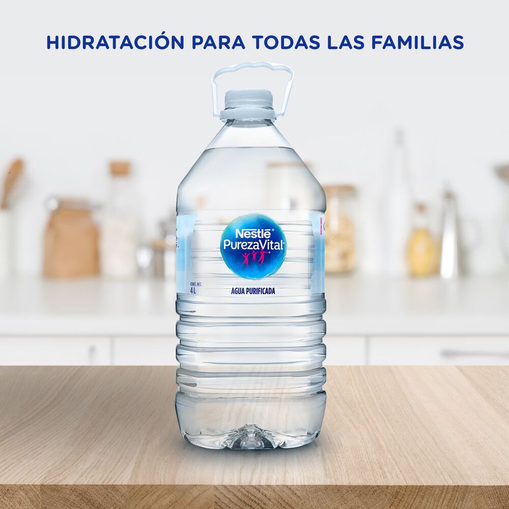 Agua Natural Nestlé Pureza Vital Botella 4 lt