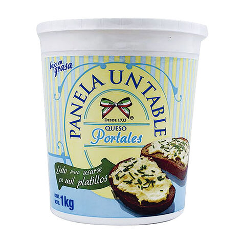 Los Portales Queso Panela Untable 1 Kg