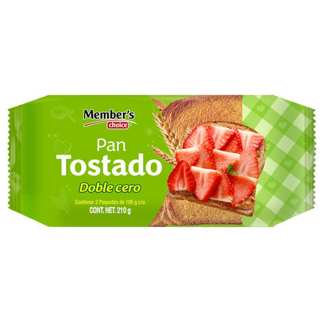 Pan Tostado Doble Cero 210gr M.CH.