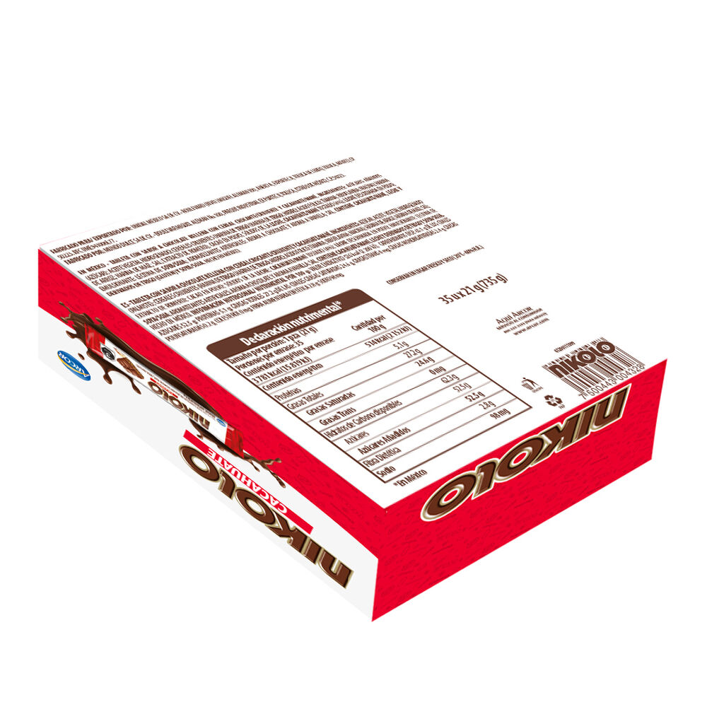 Chocolate en Barra Nikolo 35/21 g image number 2