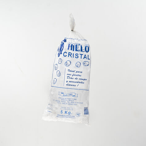Hielo En Bolsa Cristal 5 Kg