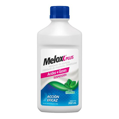 Melox Plus Suspensi&oacute;n Anti&aacute;cido Sabor Menta 360 Ml