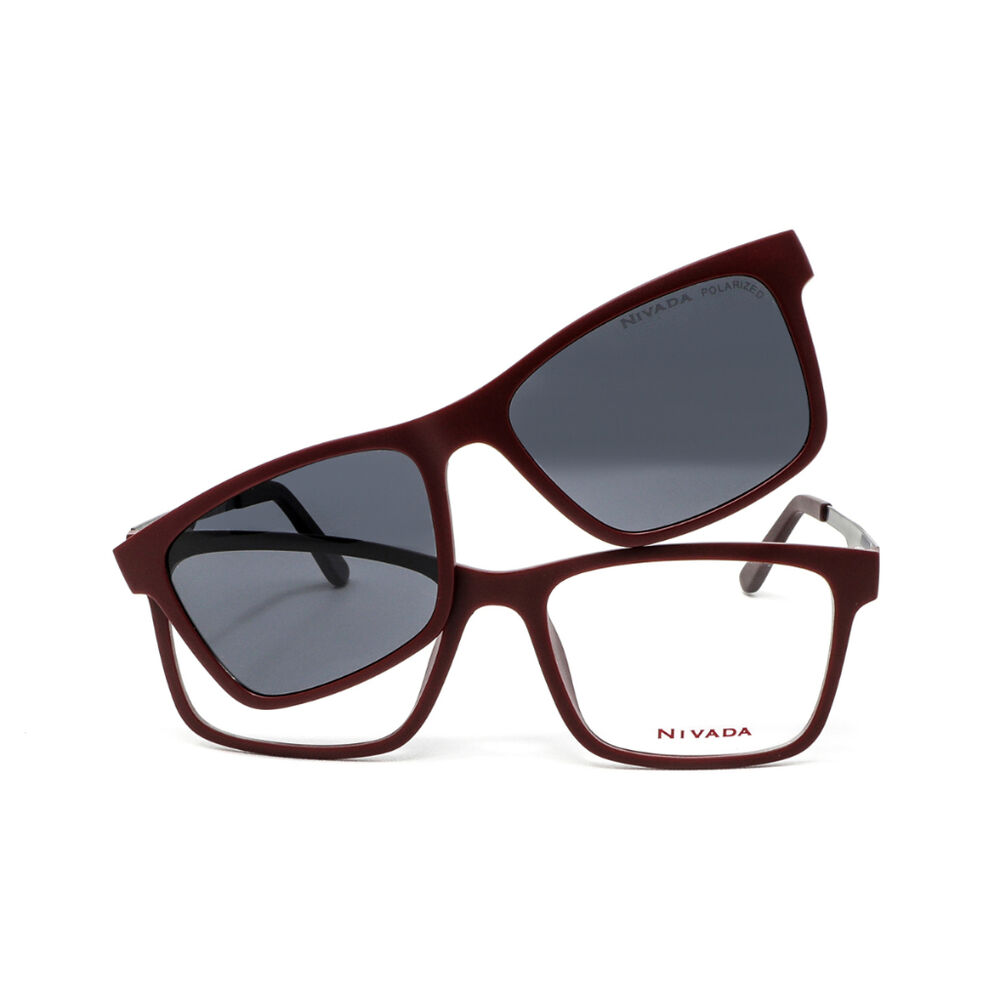 Lentes oftalmicos Nivada con clip para caballero image number 1