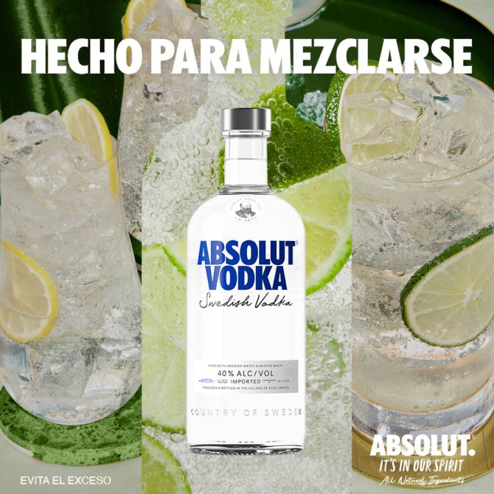 Vodka Absolut Original 750 ml image number 2