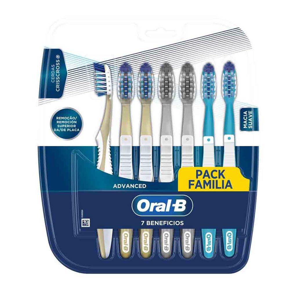 Cepillo Dental 7 Beneficios Oral B  7 pzas image number 1