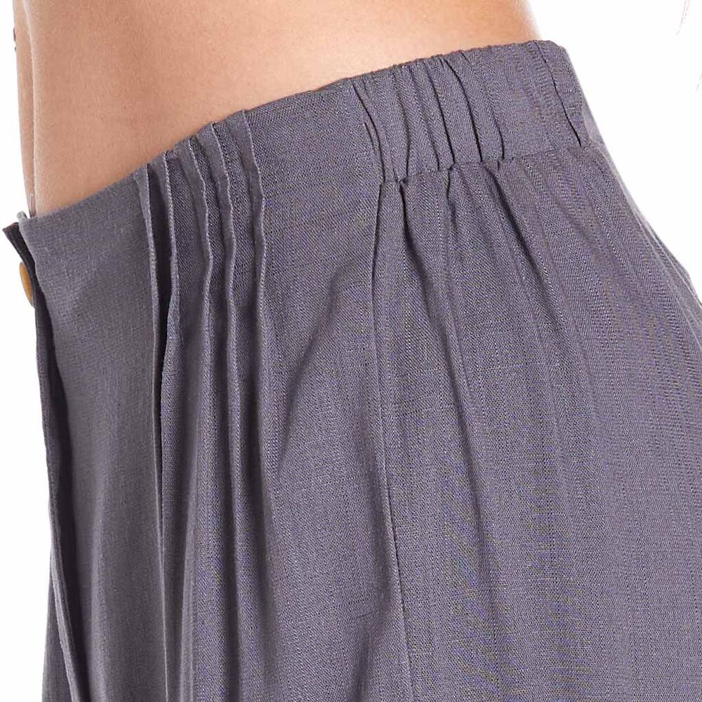 Pantal&oacute;n Recto Liso Gris Talla EG Ann Miller image number 2