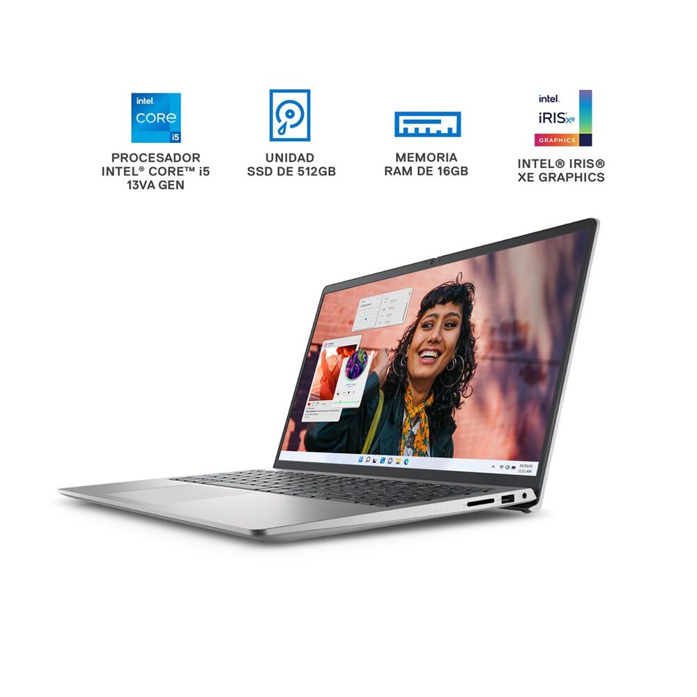 LAPTOP DELL INSPIRON 3530 15.6" CI5 16G/512G W11 image number 1