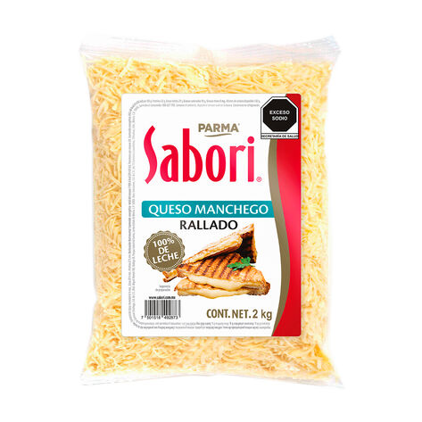 Queso Manchego Rallado Sabori 2 Kg