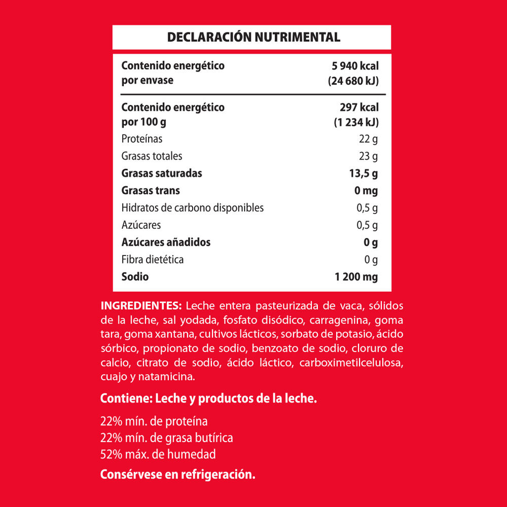 Queso Mozzarella Pizzero Lyncott 2 Kg image number 1