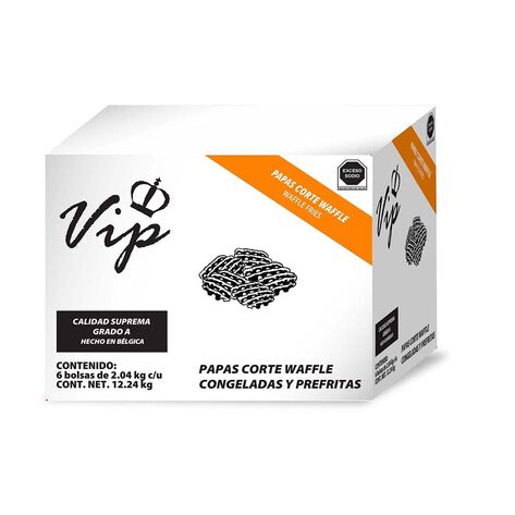 Papa Corte Waffleada VIP 6/2.04 Kg