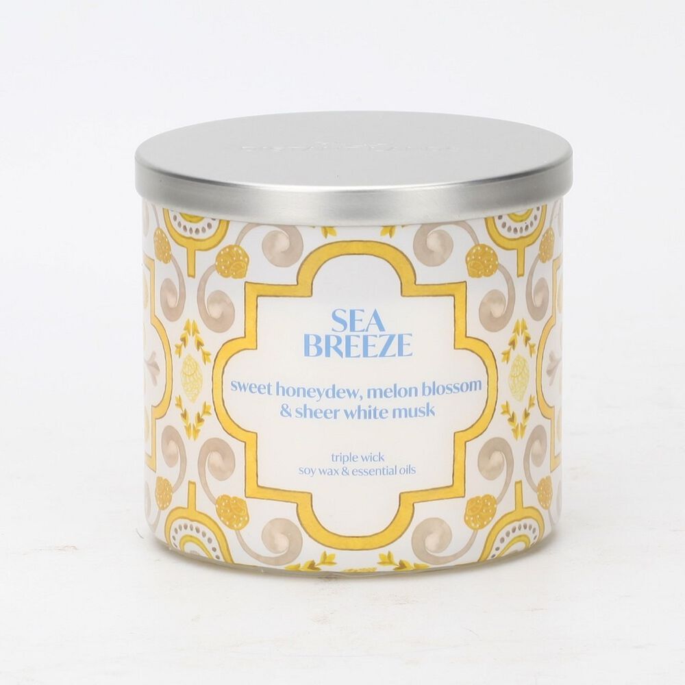 2 Pack Velas Arom&aacute;ticas Caf&eacute; Toscano y Brisa Marina image number 1