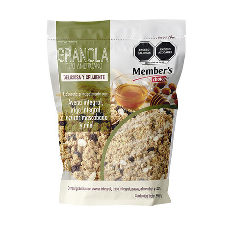 Granola con Pasas y Almendras Member"s Choice 2/850 g