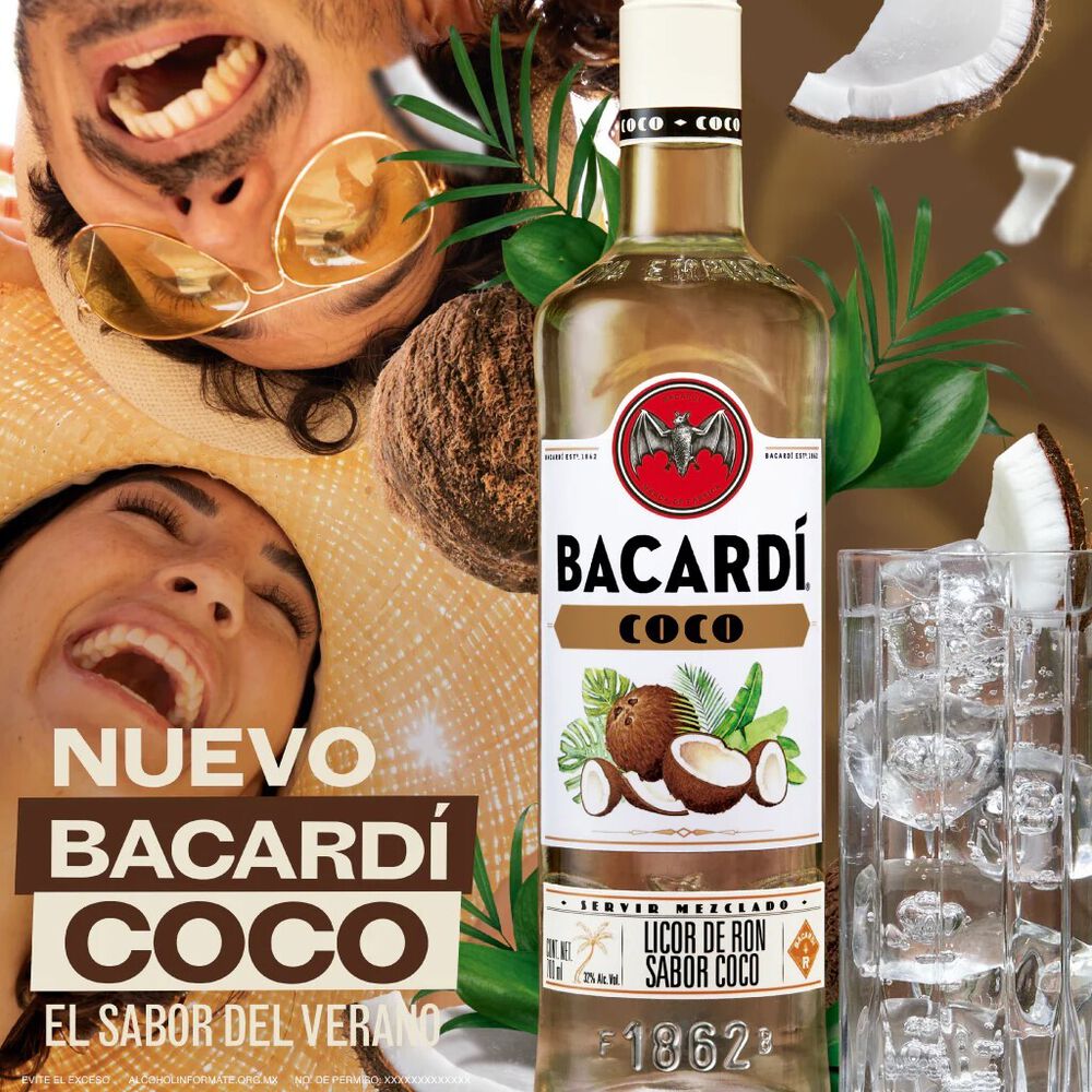 Ron Bacard&iacute; Coco 700ml image number 1