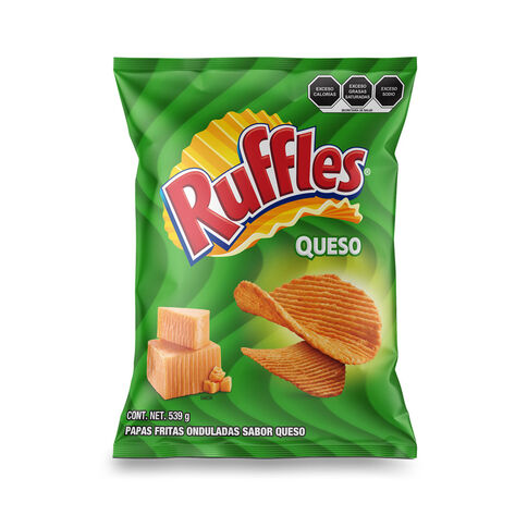 Papas Sabor a  Queso Ruffles 539 g