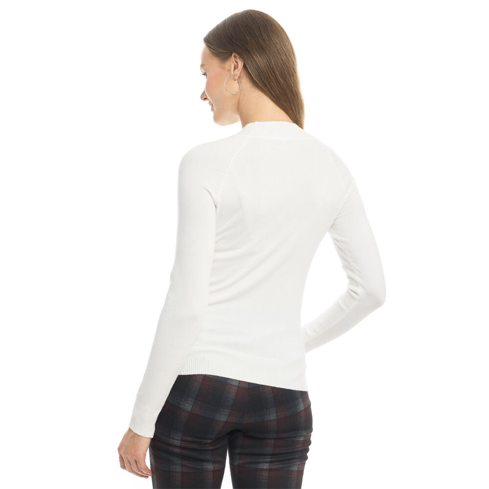 Sueter tejido beige talla CH Nine West image number 1
