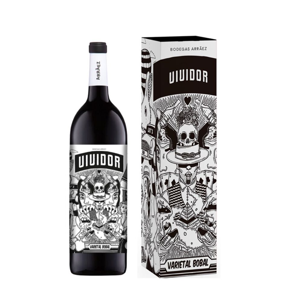 Vino Tinto Vividor Magnum Bobal 1.50 L image number 2