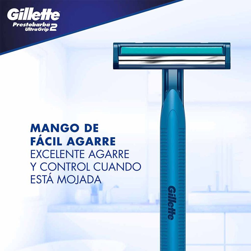 Rastrillo Prestobarba 2 Ultragrip Gillete 20 pzas image number 4