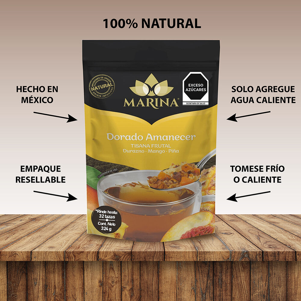Tisana Frutal Dorado Amanecer Marina 324 g image number 2