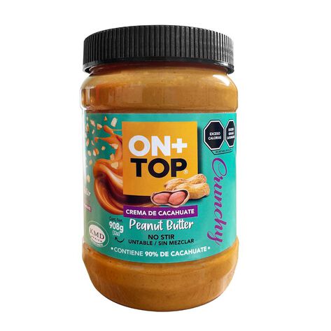 Crema de Cacahuate Creamy Crunchy Ontop 908 G