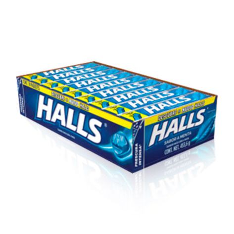 Pastilla Menta Halls 18/25.2 g